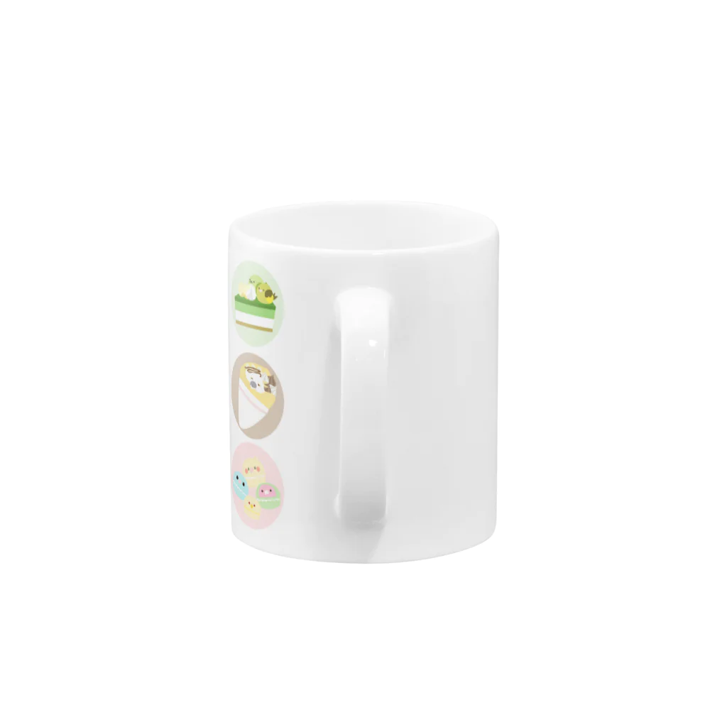 松本まもるのLittle Sweets Bird Mug :handle