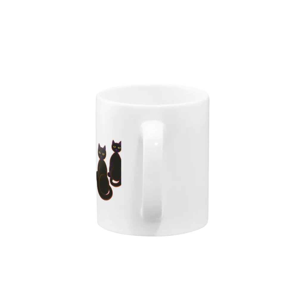 horoscope のネコクロ Mug :handle