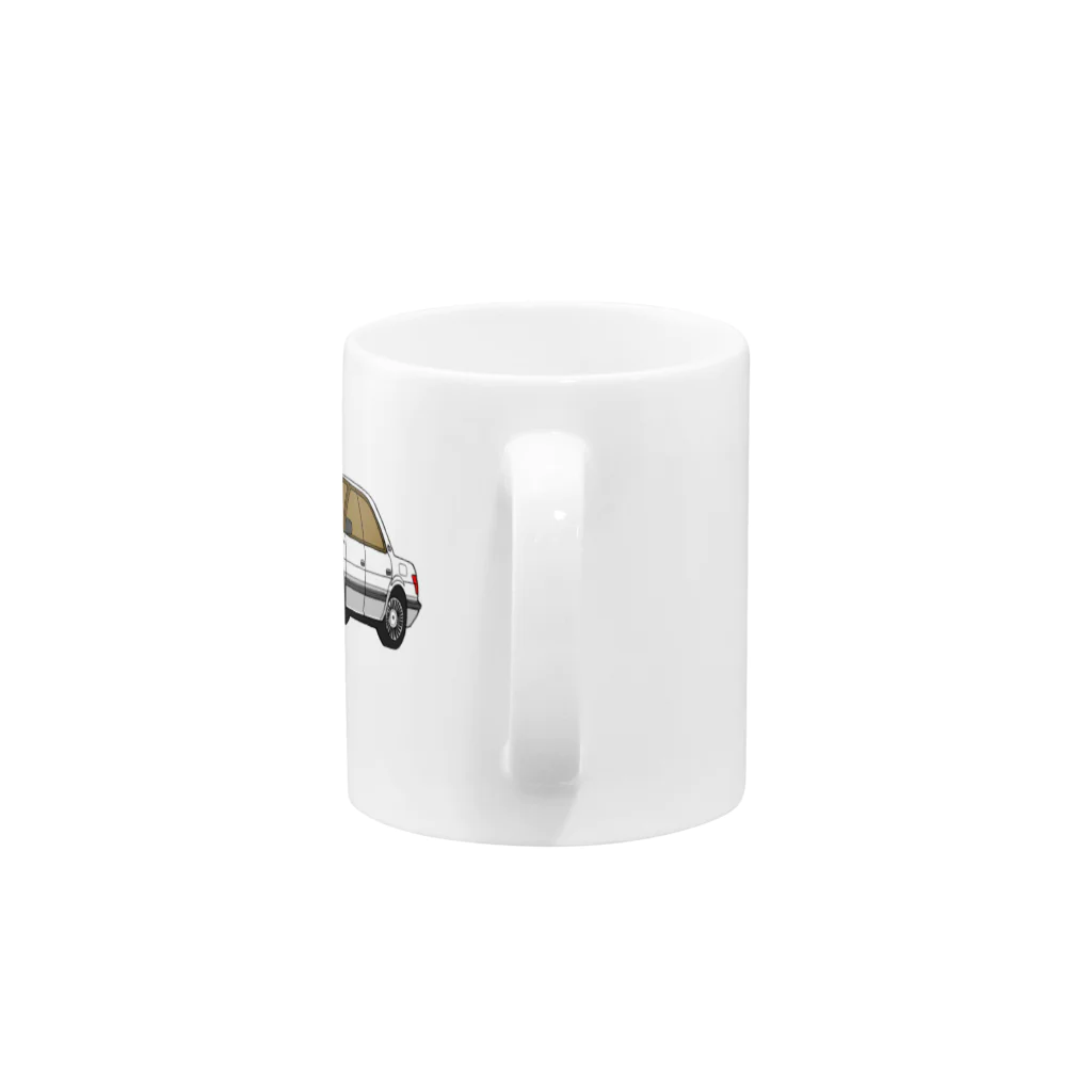 昭和レトロなエモいお店　          Showa retro emotional storeの【いつかはクラウン】 Mug :handle