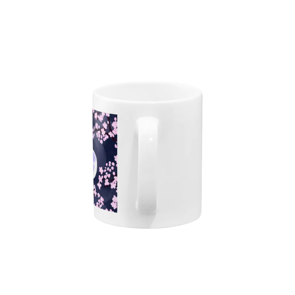 raran06の夜桜 Mug :handle