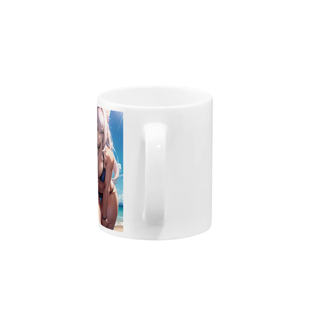 RGセクシーガールの猫耳美少女 Mug :handle