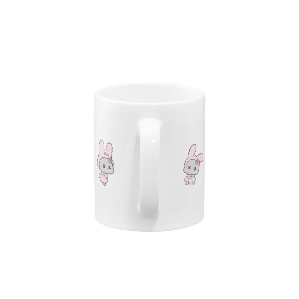 るんるん牧場のほこぷぅぷぅ Mug :handle