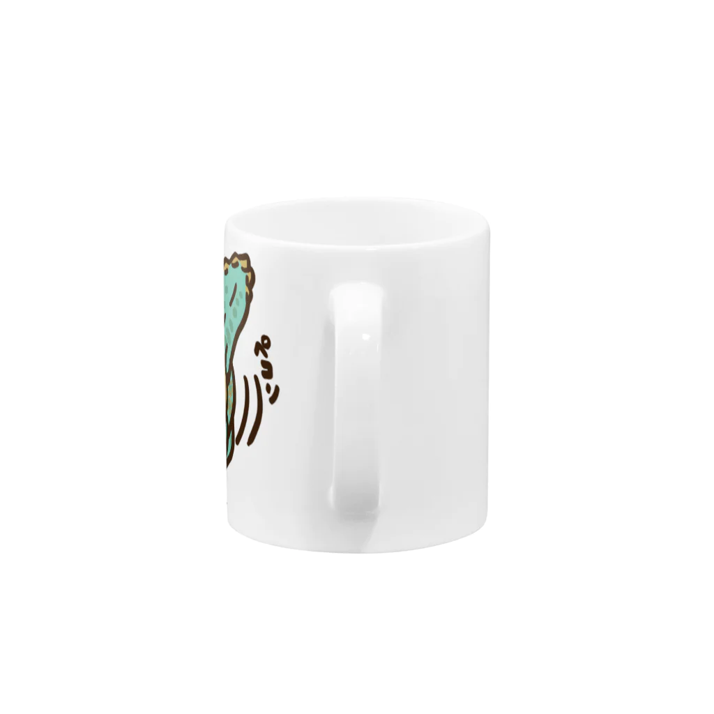 segasworksの御辞儀トリケラトプス Mug :handle