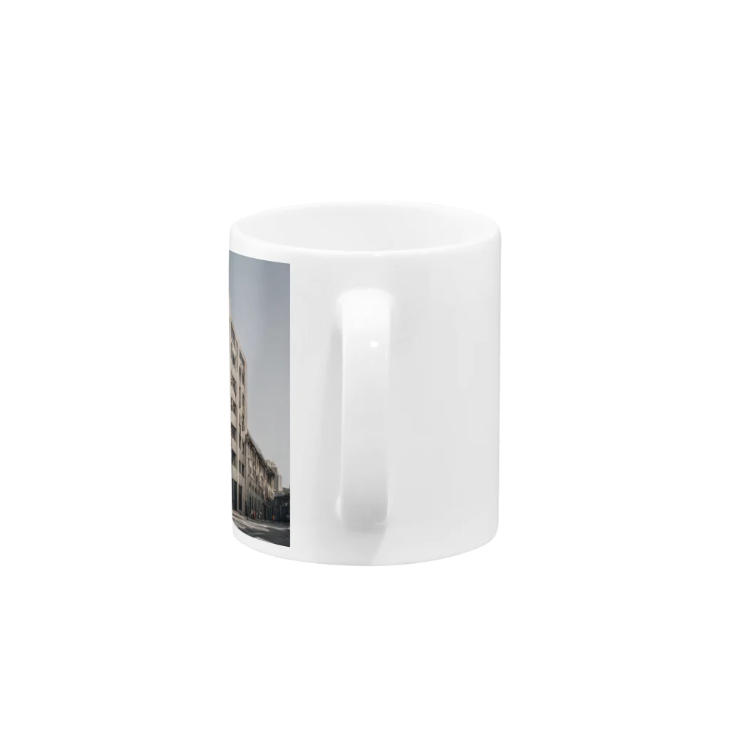 tebachanのビル Mug :handle