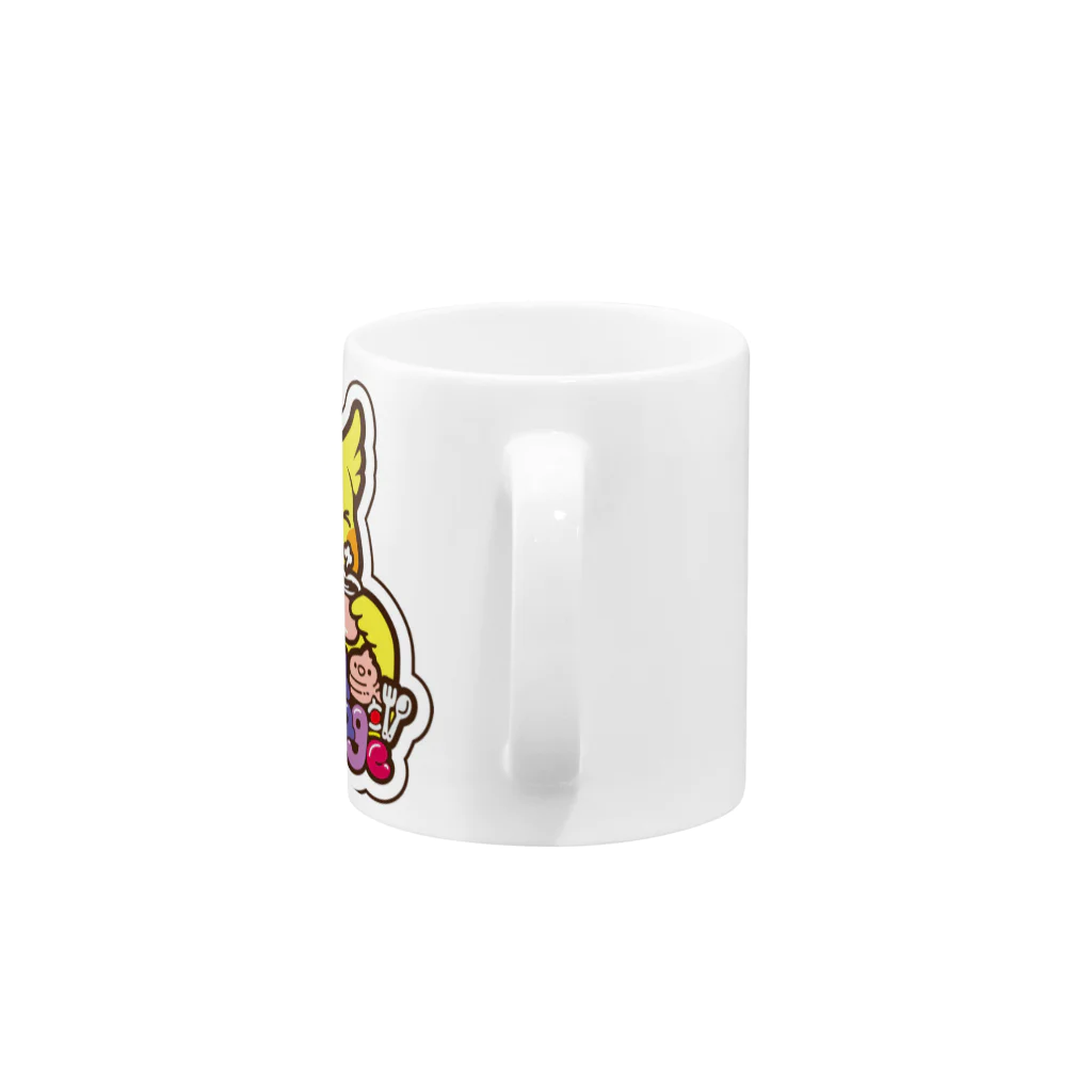 とりカフェBirdcageのバードケージオリジナルグッズ Mug :handle