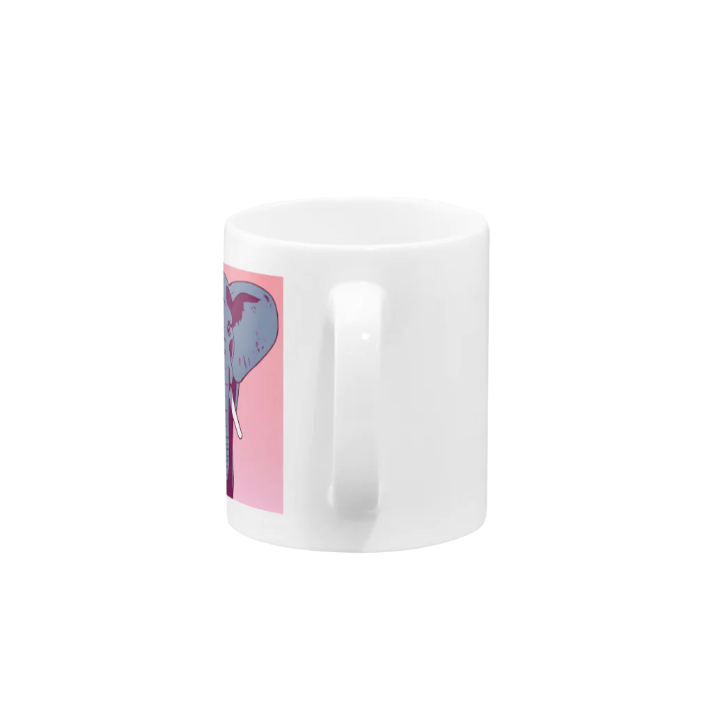 O-samaのサバナくん Mug :handle