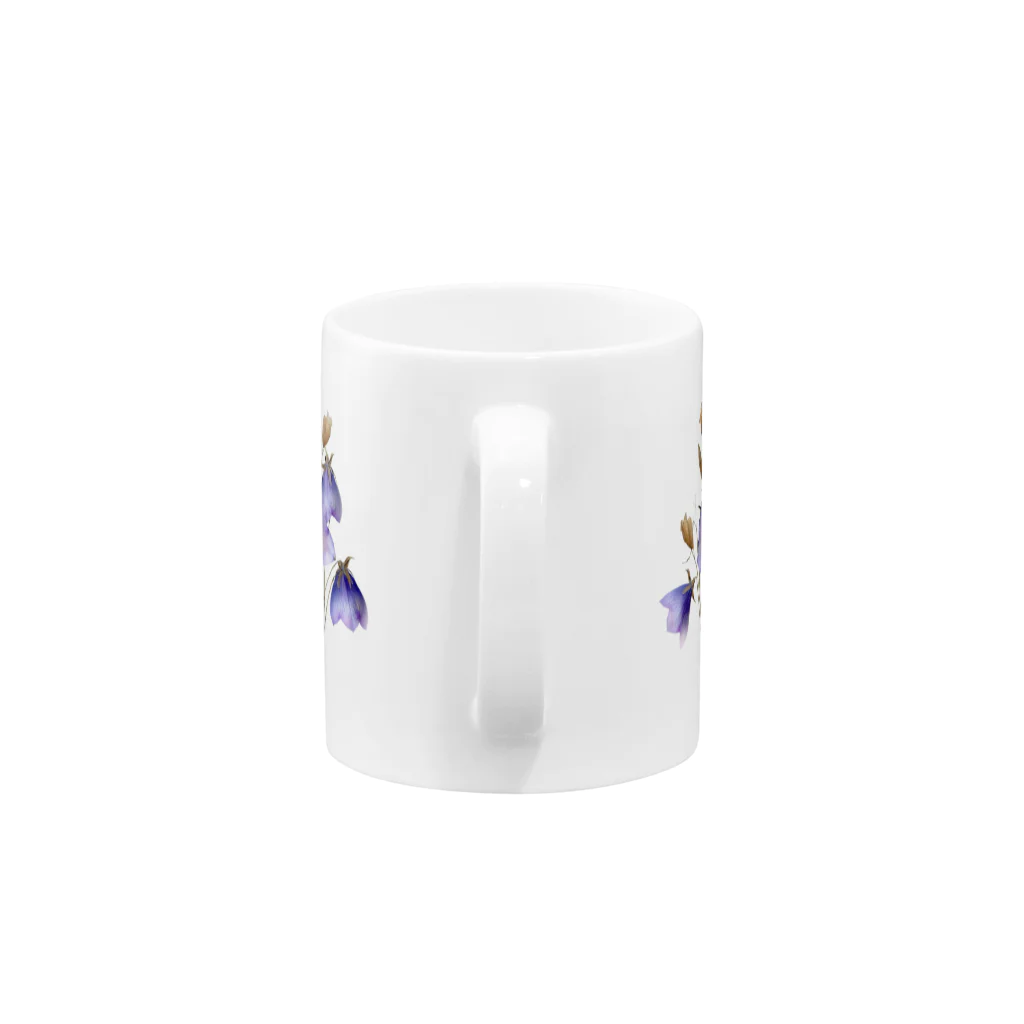 Atelier Petrichor Forestのキキョウ Chinese bellflower Mug :handle