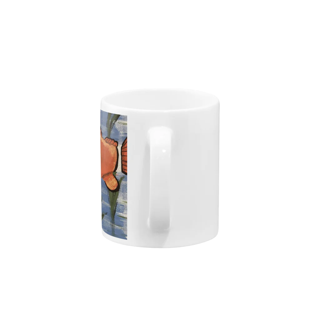 アングラーズカフェの妻のクマノミ　グッズ Mug :handle