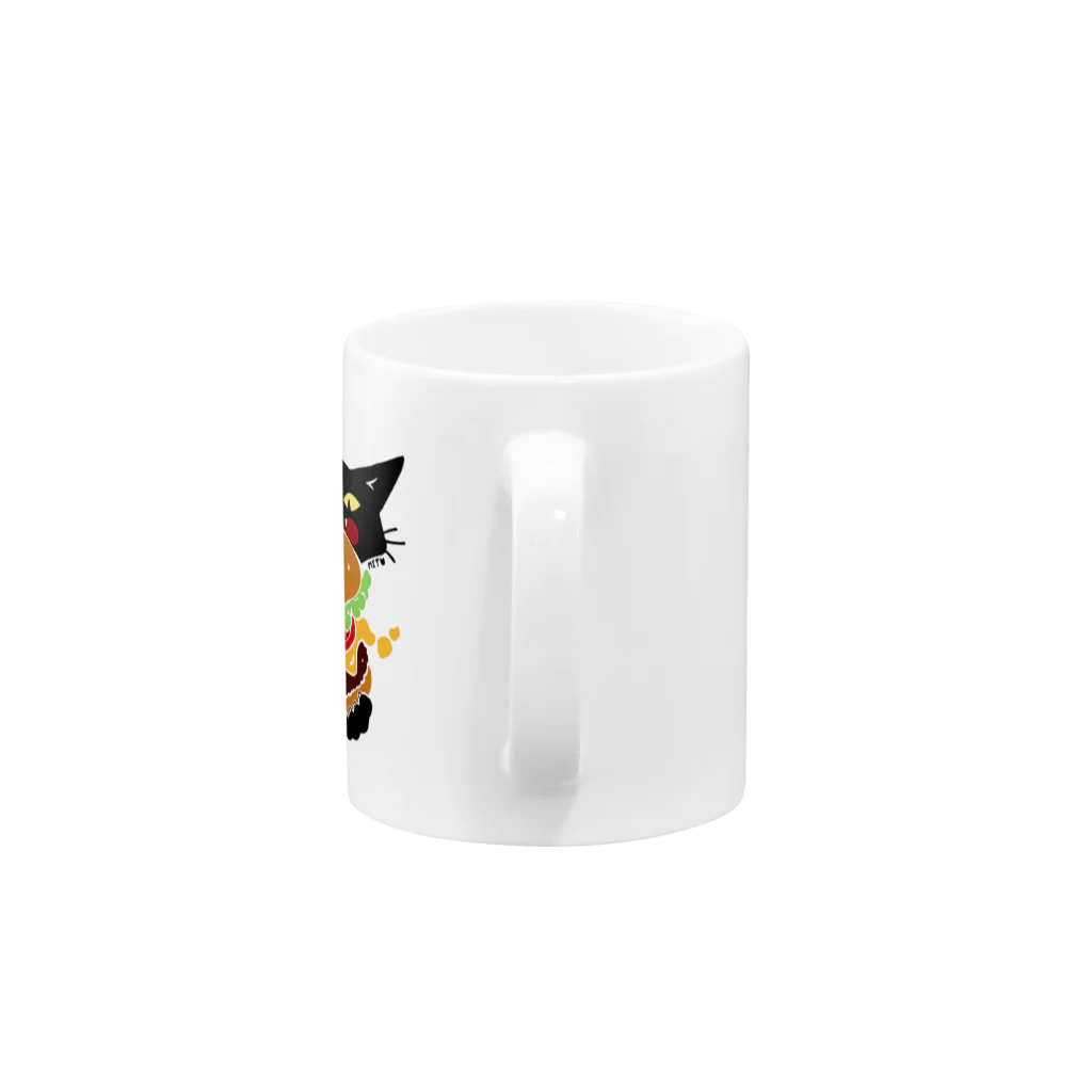 ほりみゆき【MIYU】のポーバーガー Mug :handle
