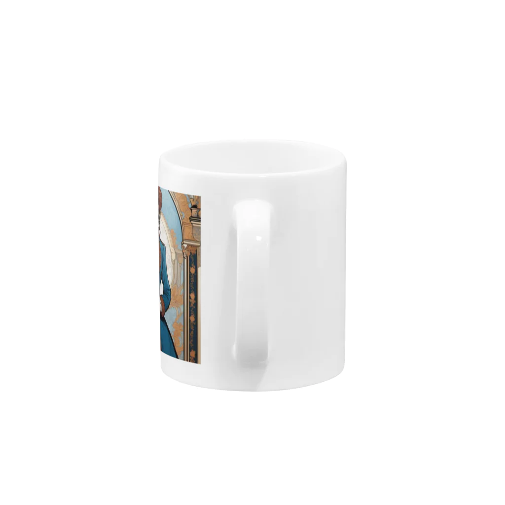 Stylishの令嬢の誇り Mug :handle