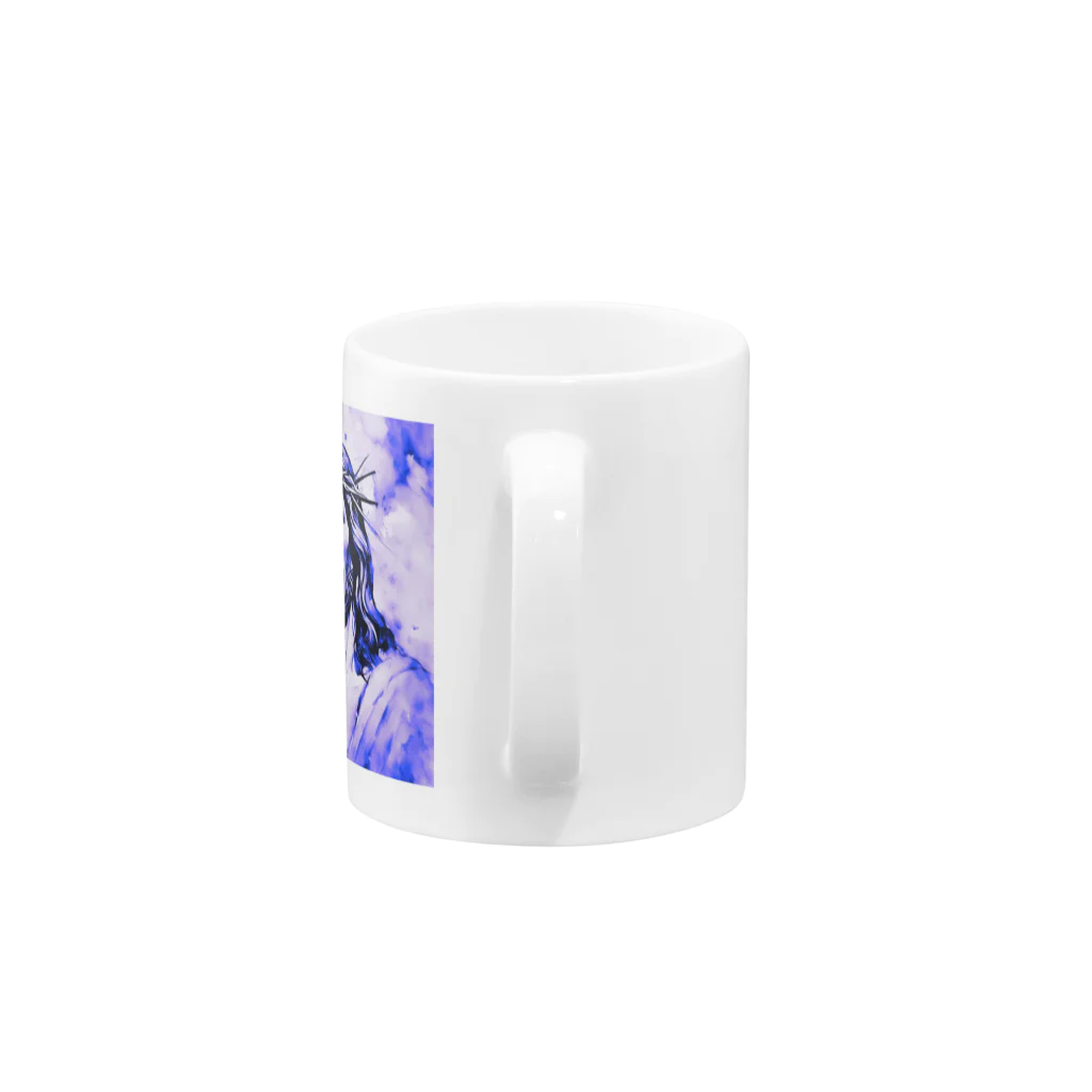 0024aquaのキリスト@2 Mug :handle