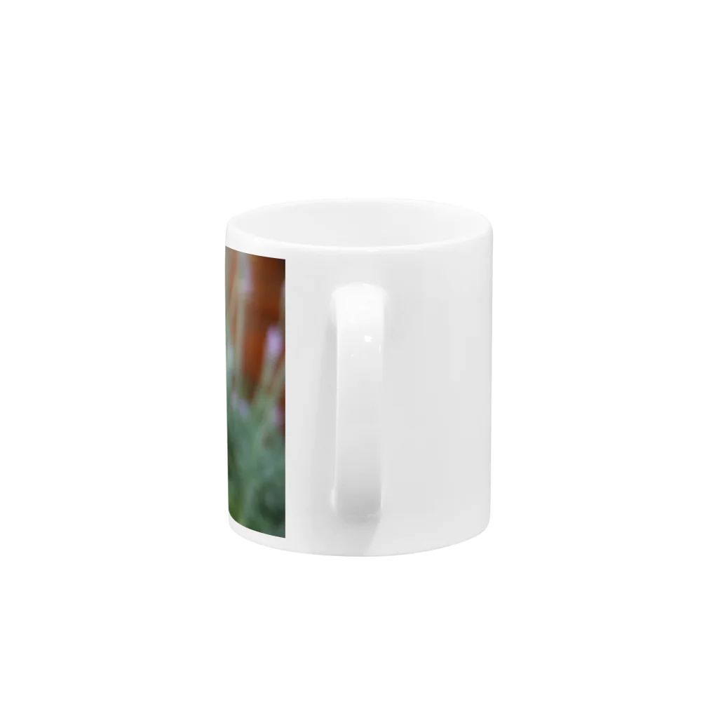 みっちゃんのラベンダーの花 Mug :handle