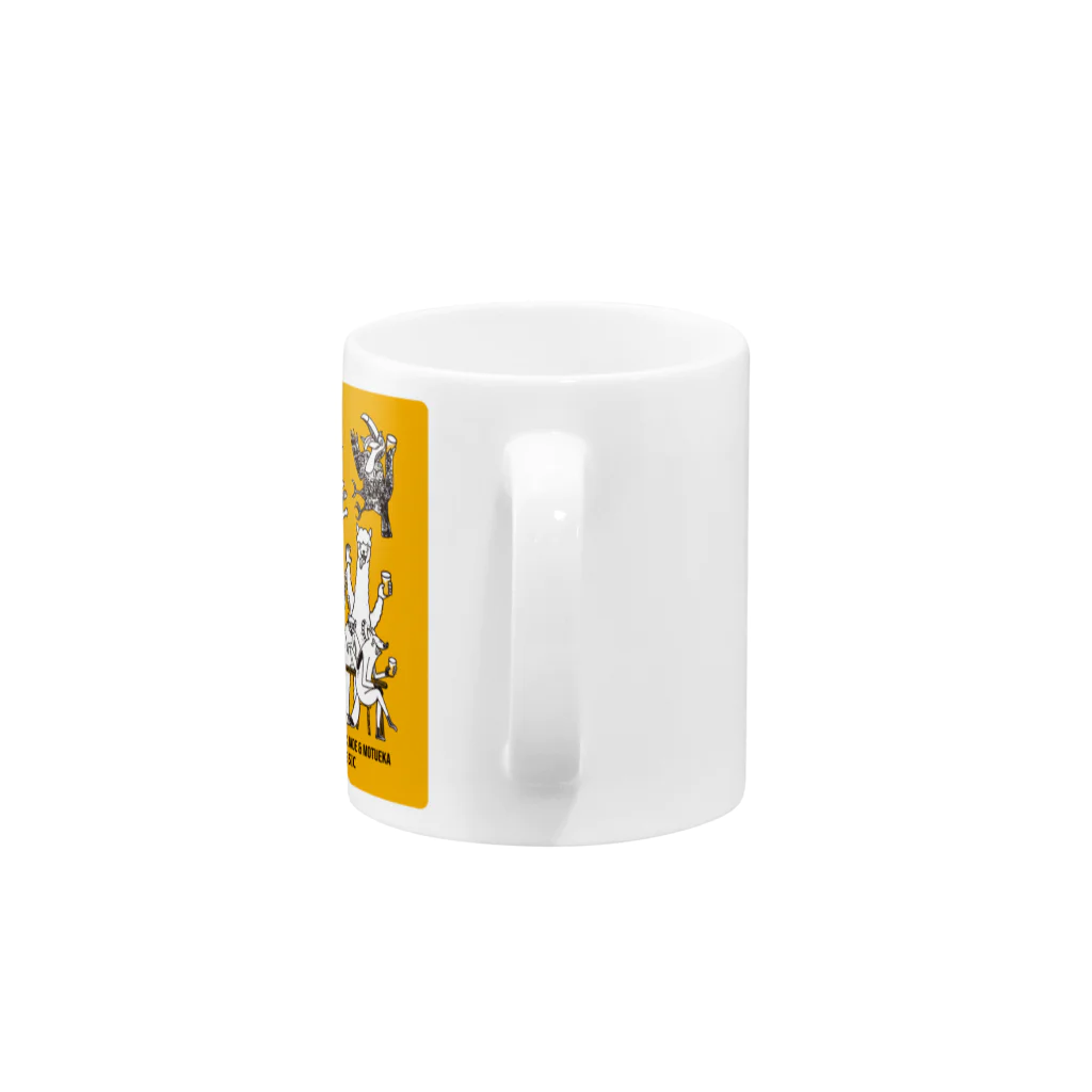 bc_goodsのBREW CLASSIC（ブルークラシック）｜ドランクアニマルズフェス Mug :handle