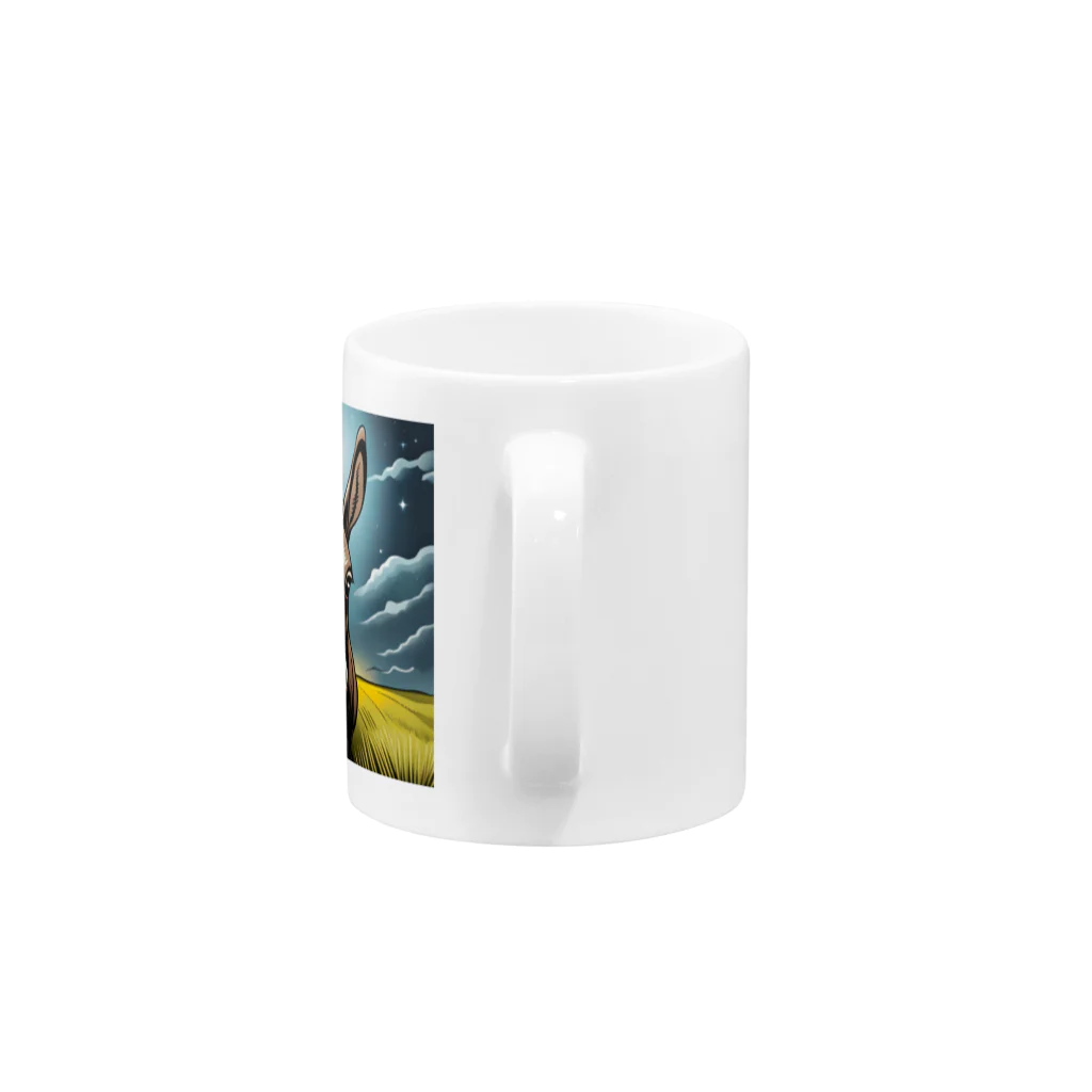 kstm_comの馬くんグッズ Mug :handle