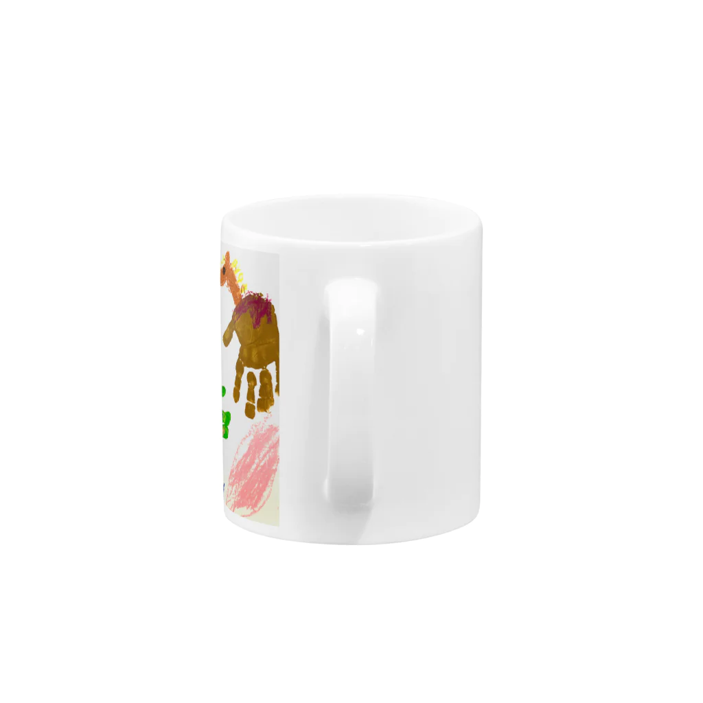 おててのどうぶつえんのおててのどうぶつえん Mug :handle