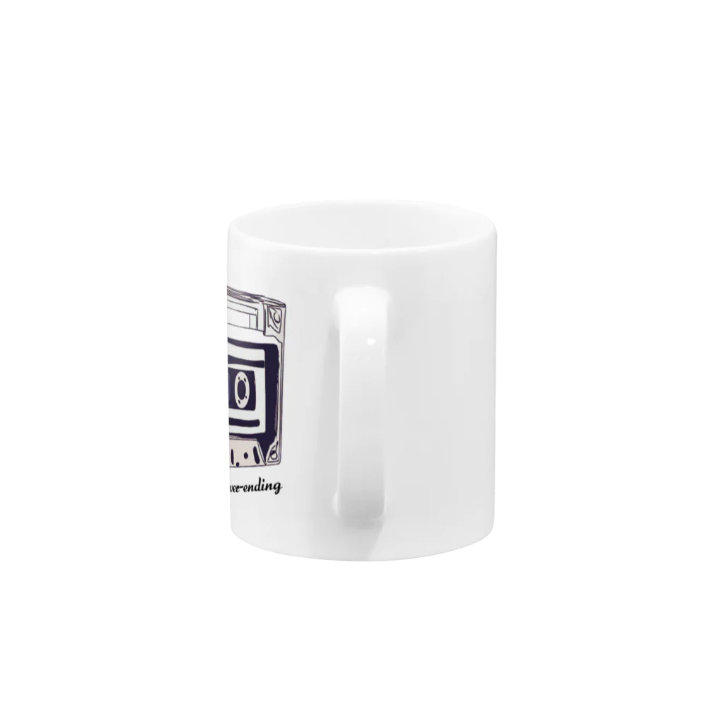 Never-Ending MUSICのインディーズディストロ「Never-Ending MUSIC」グッズ Mug :handle