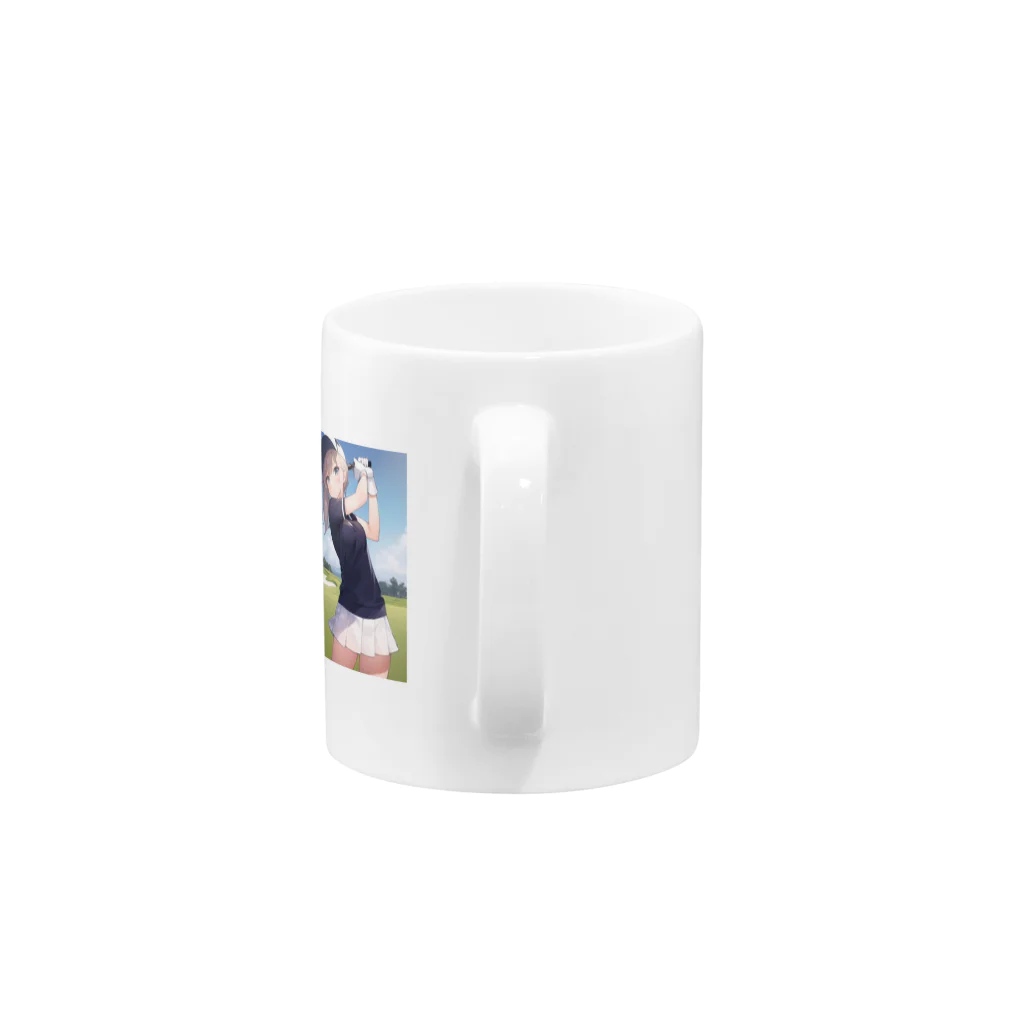 G2∞のゴルフ女子「えりりん」グッズ Mug :handle