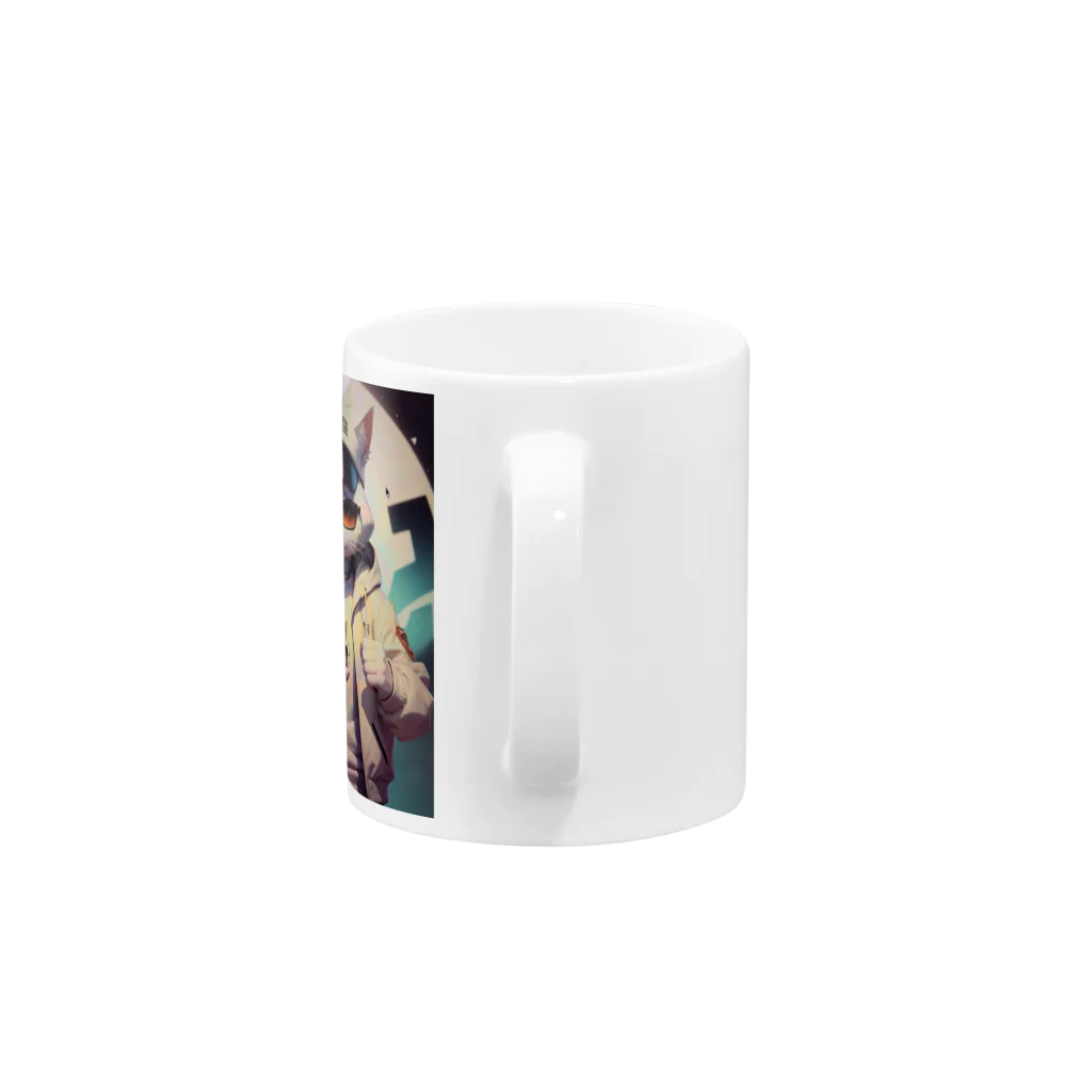 mamichin1122のドラ猫ギャング Mug :handle