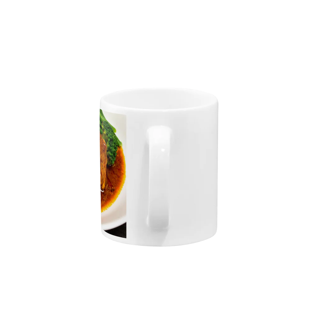 PERO村上のハンバーグ Mug :handle