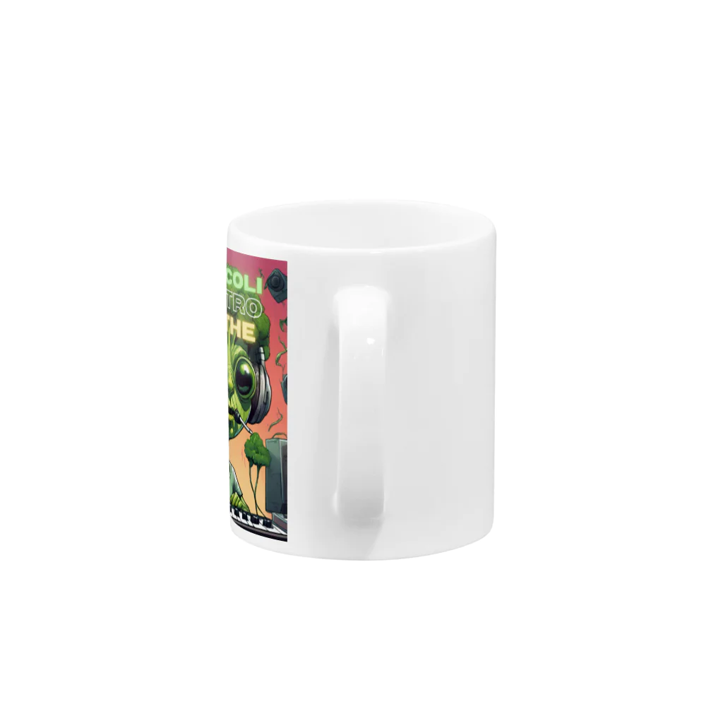 ケマオの店「ZF」の🥦ベジロック「ブロッコリくん」🎸 Mug :handle