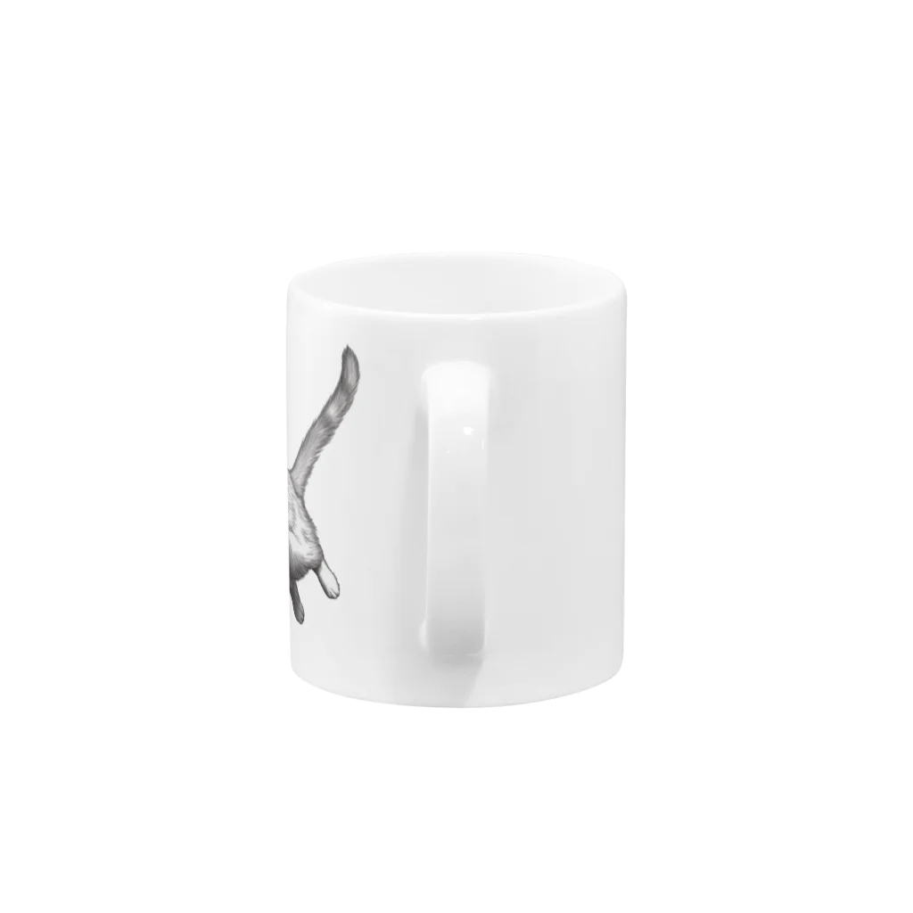 Shop Quonの跳ね猫 Mug :handle