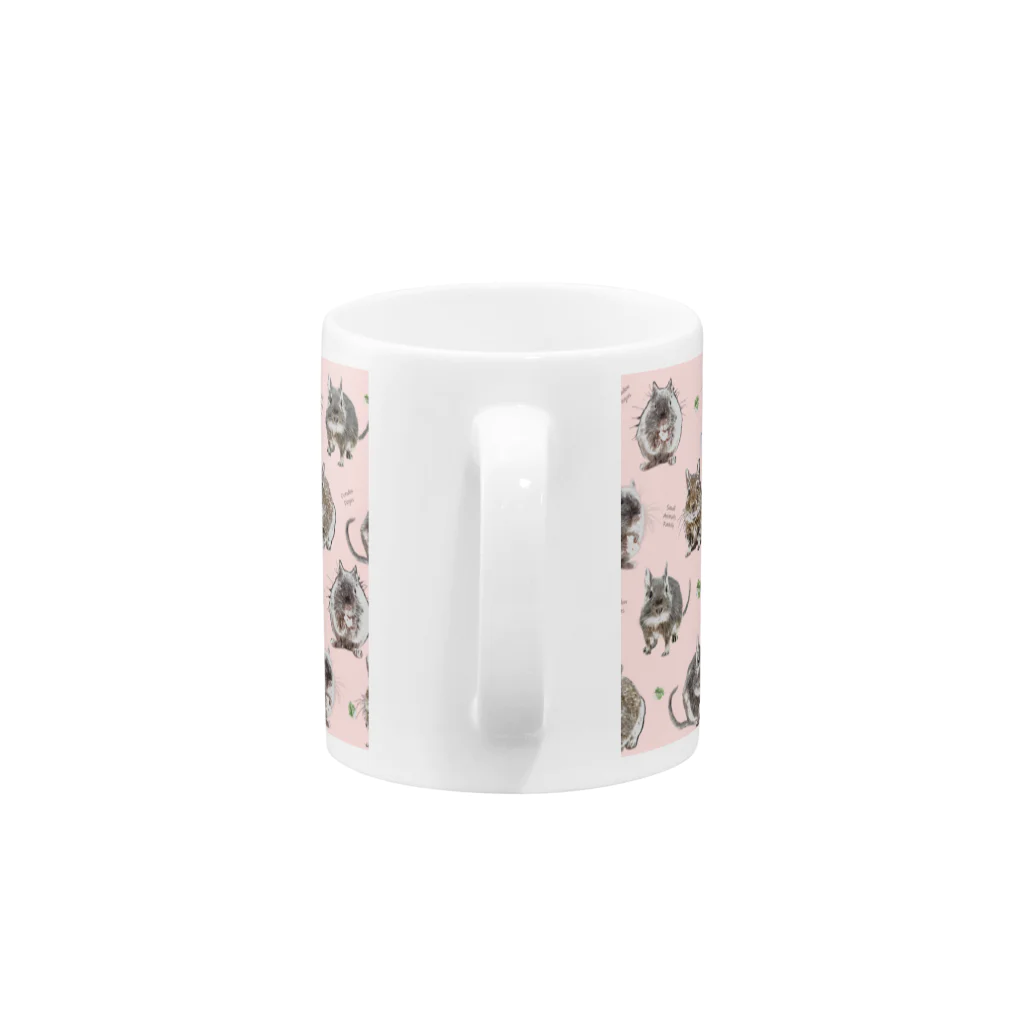 Small Animals Family Apparel Storeのデグーマグカップ PK Mug :handle