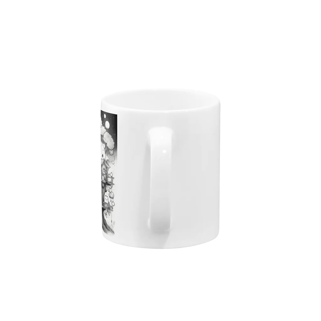 HMKのツリーハウス Mug :handle