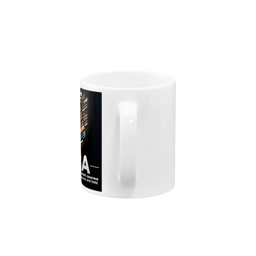 CHIRO306のテクノシバ グラフィック Mug :handle