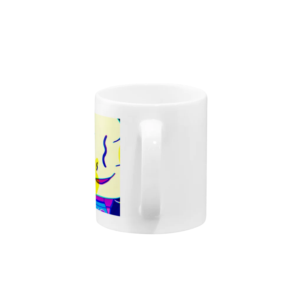 kusudashikaのソフトクリームマン Mug :handle