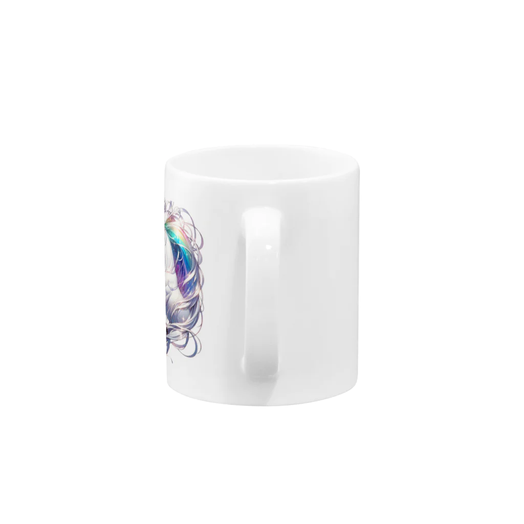 Firelyの七色のユニコーン_002 Mug :handle