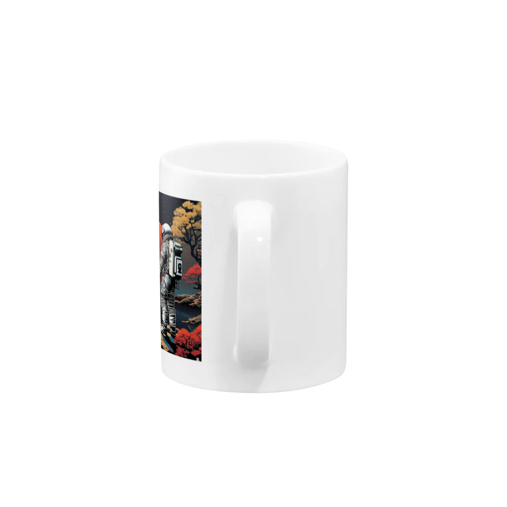 宇宙開発デザイン科の惑星『京都』 Mug :handle