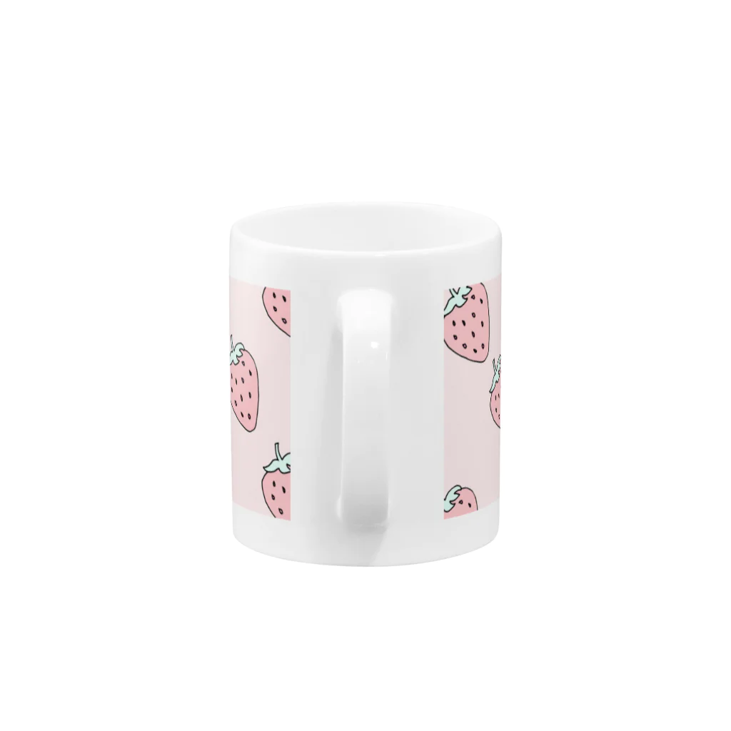 twiceのいちご マグカップ Mug :handle