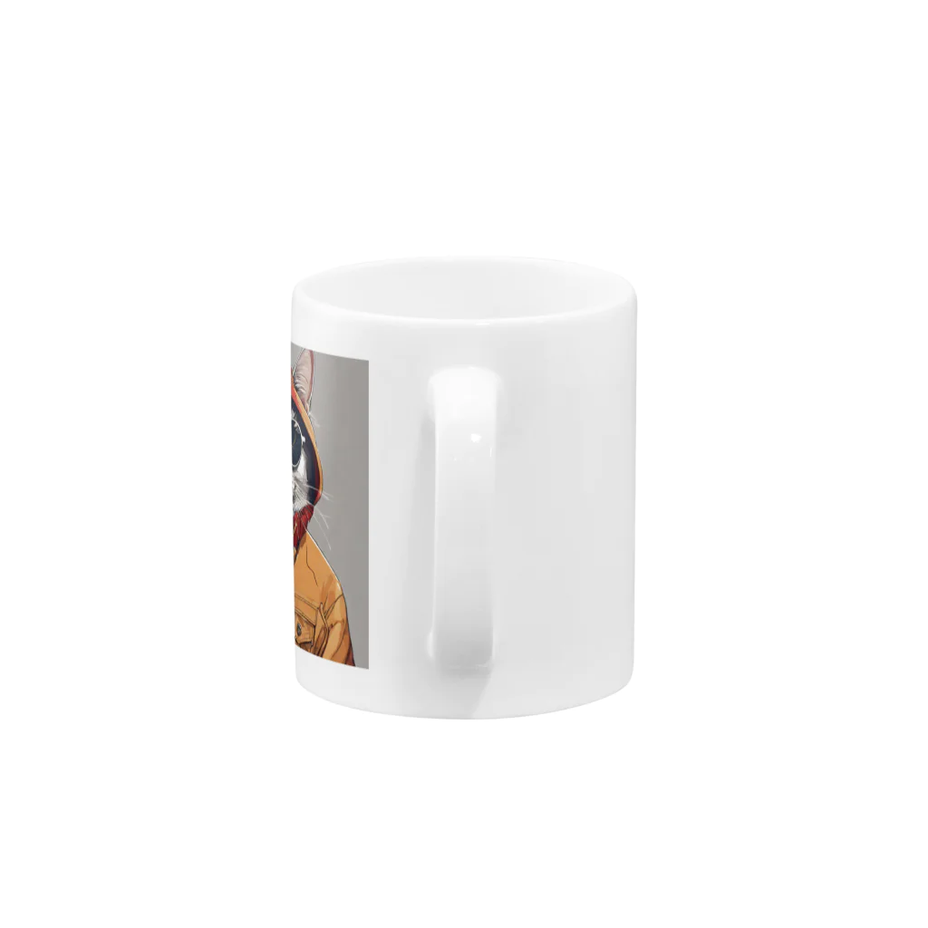 amazing999の職人キャット Mug :handle