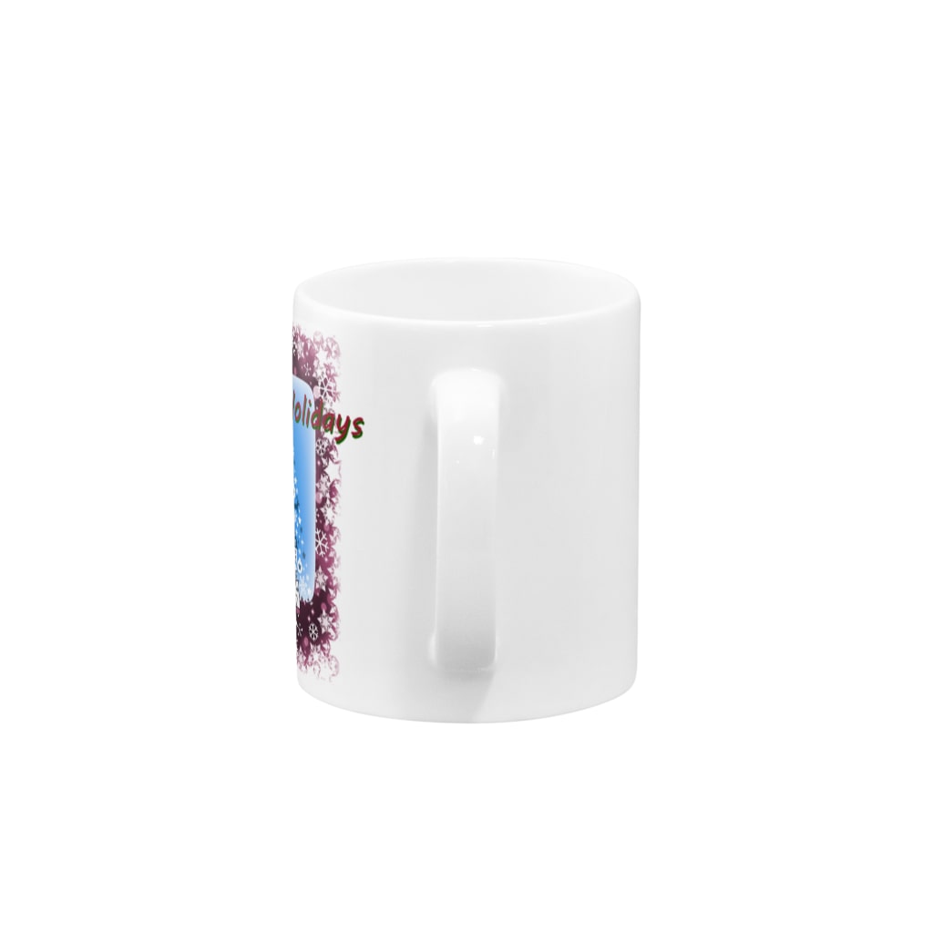 ERIZENのハッピーホリデーズ　by Hidemi Woods Mug :handle