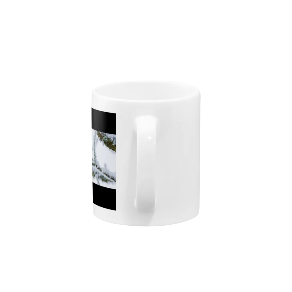 Zeceの冬の鳥 Mug :handle