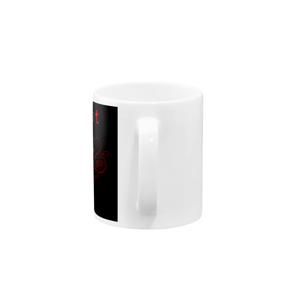 71-Coffeeのイイダコ Mug :handle