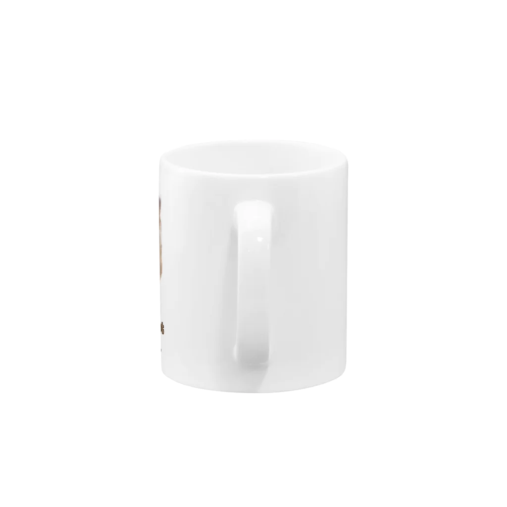 ポメマルシェのポメラニアンしし丸コレクション Mug :handle