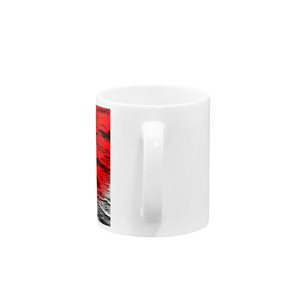 Miho's shopのfine art 2(red) Mug :handle