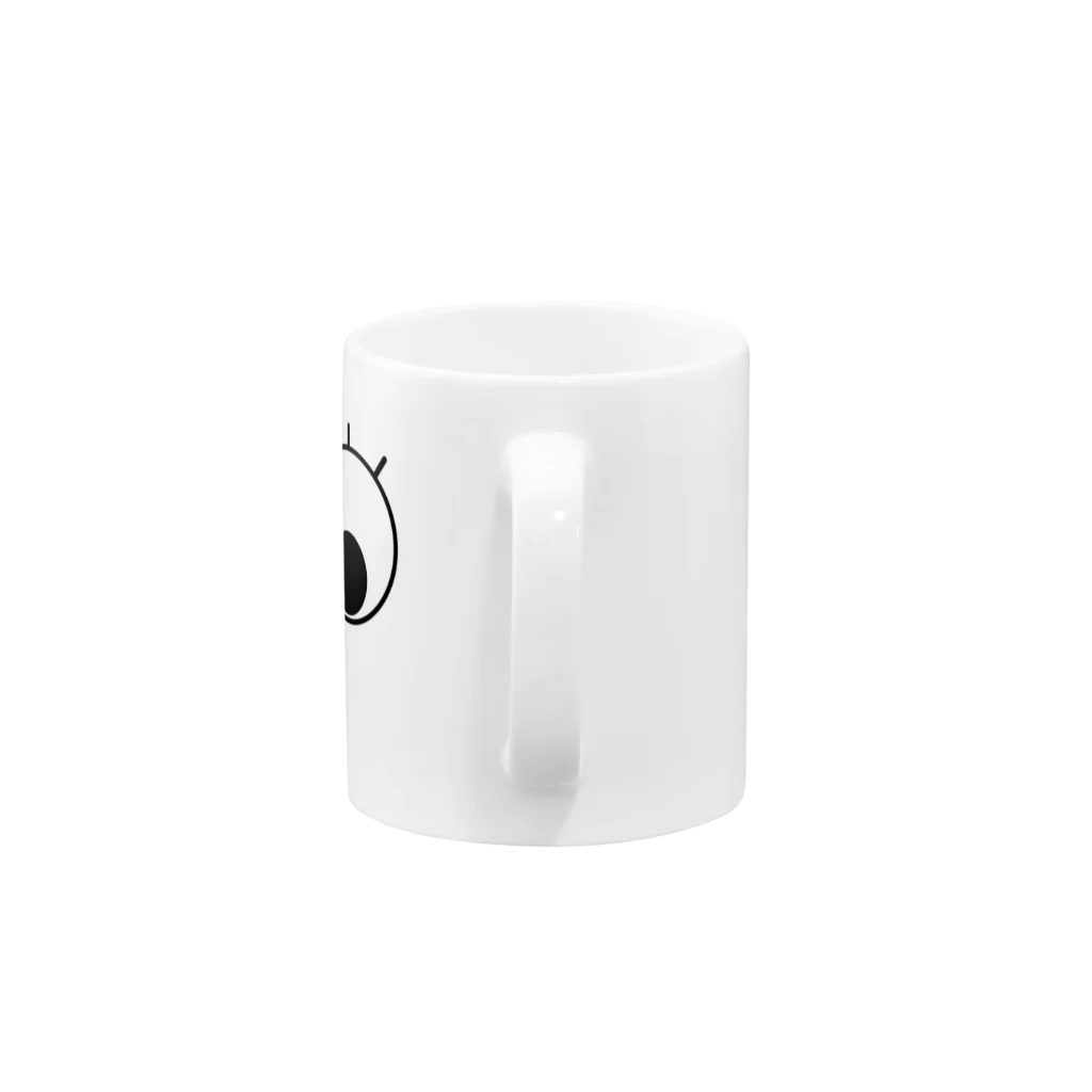 ringo6969の大きなお目々 - まつげありver. Mug :handle