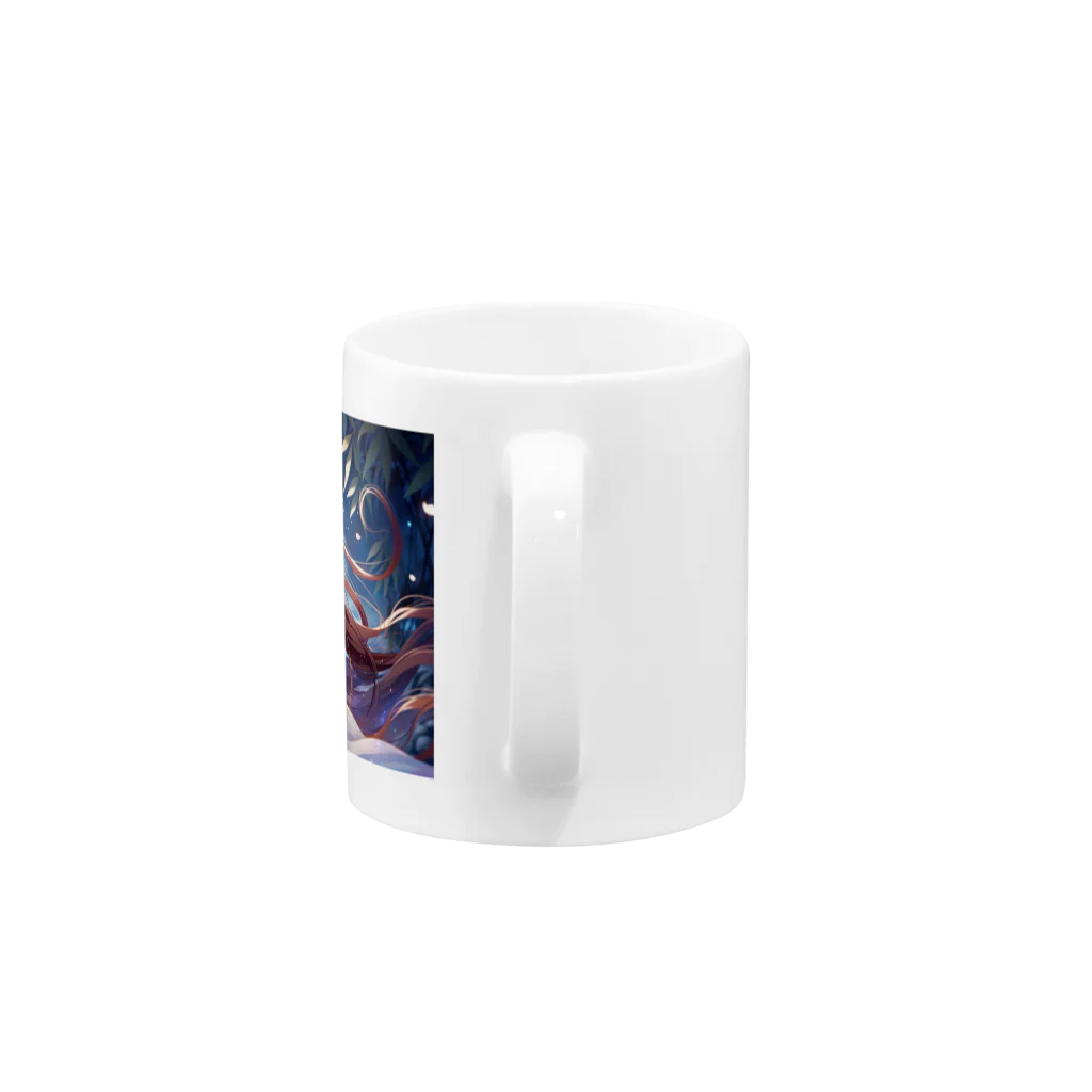 カズの「星屑の舞う森の守り手」 Mug :handle