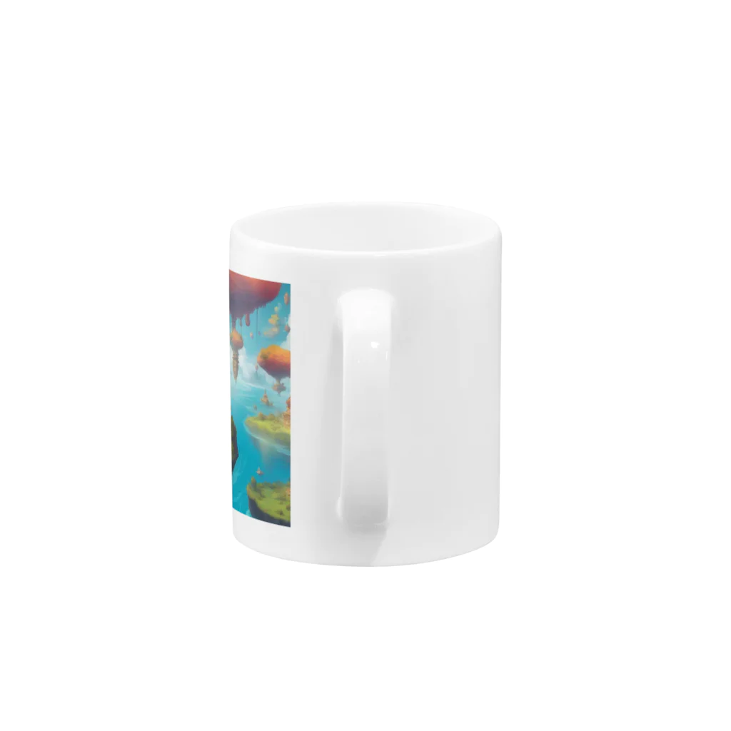 G7のショップの 幻想の浮遊アイランド コレクション（Fantastical Levitating Islands Collection） Mug :handle