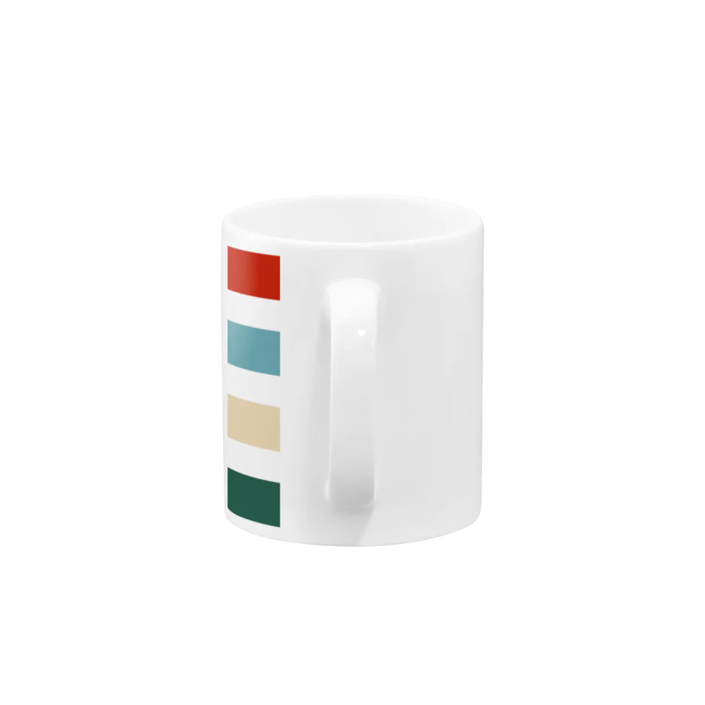 metaのカラーパレット Mug :handle