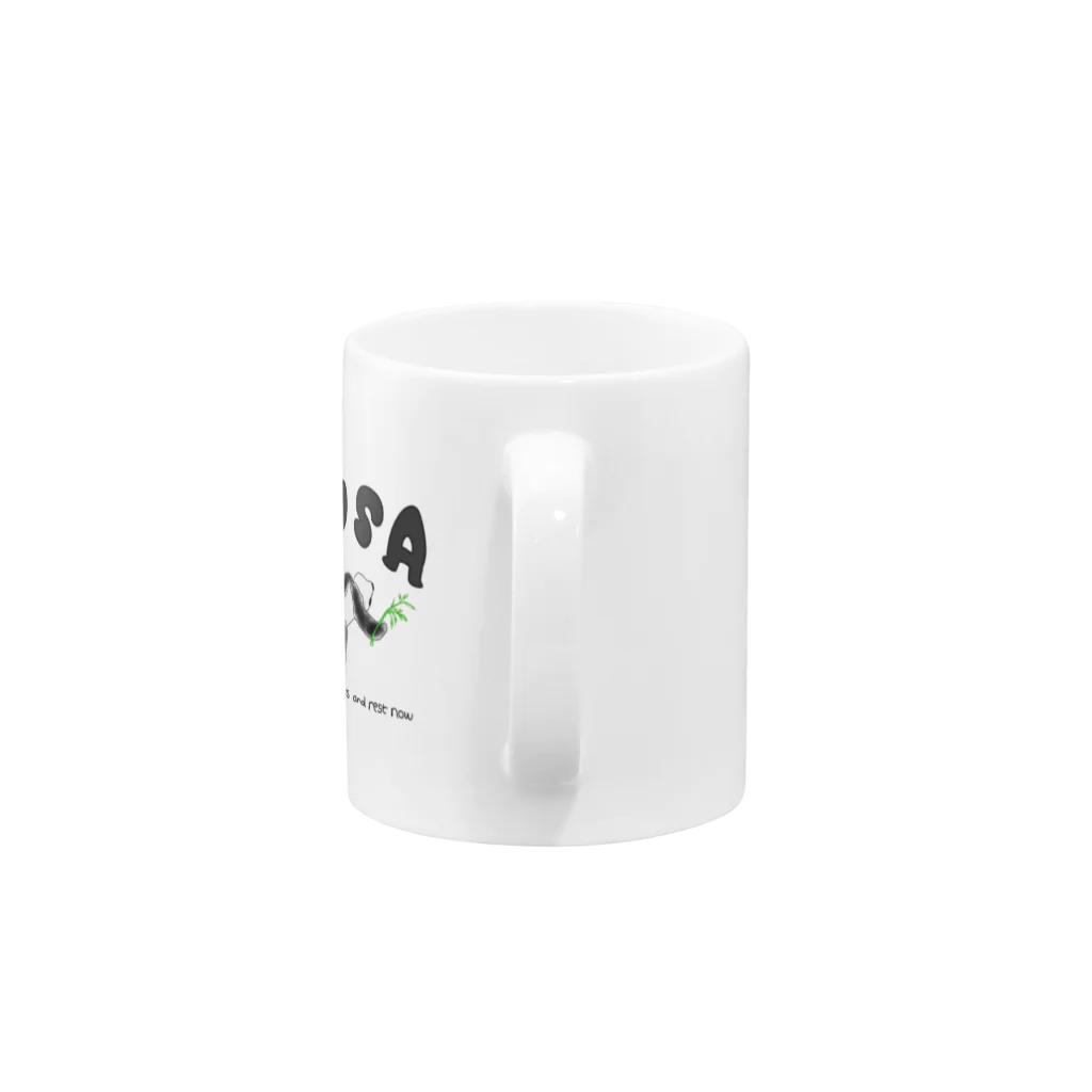 むなしのPandas Mug :handle