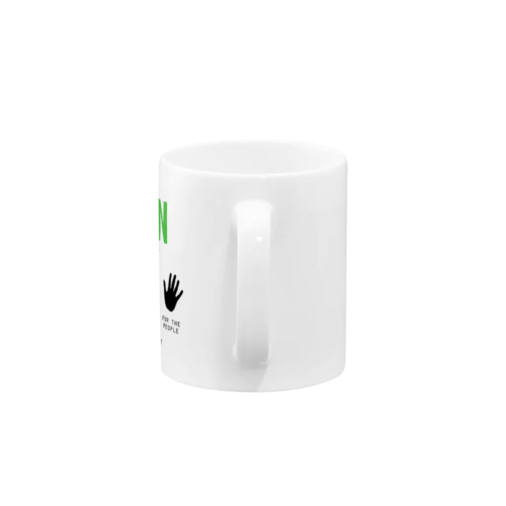 GO VEGANのGO VEGAN - マグカップ A Mug :handle