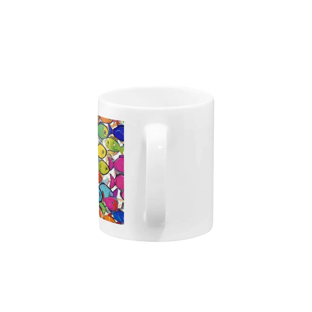 D-JOYのcolorful "sakana" Mug :handle