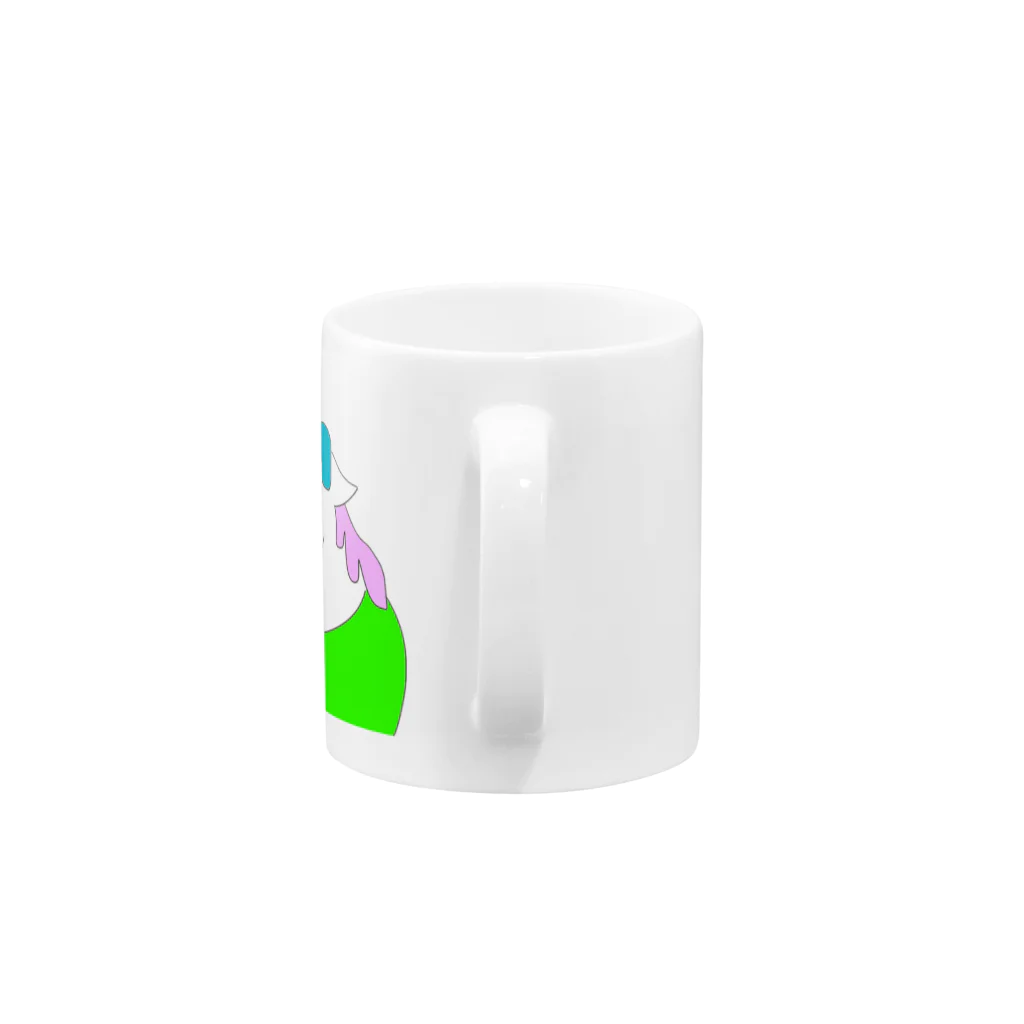 unicorn_hsのユニ子シリーズ Mug :handle