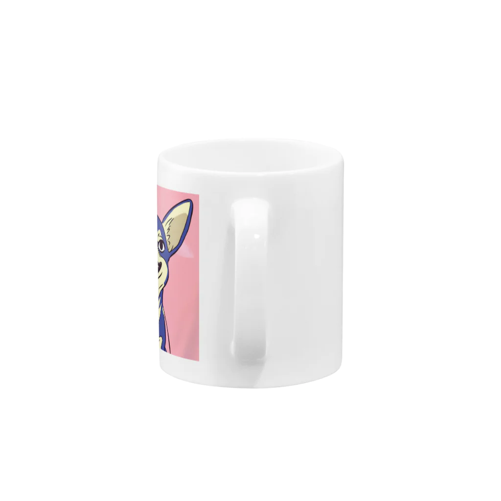 kuchibueyaのチワワ　 Mug :handle