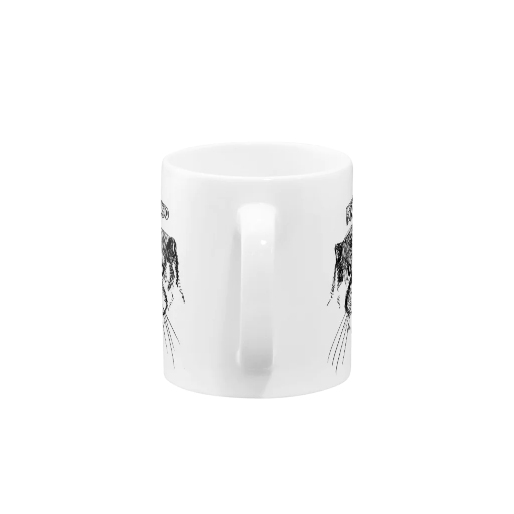 sudden death paradeのkawauso_mug マグカップの取っ手の部分