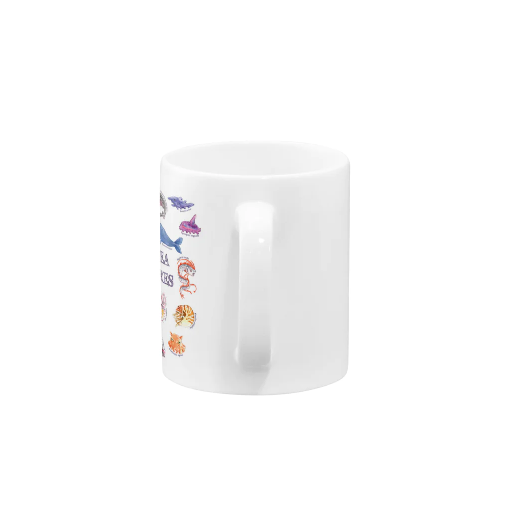 MoChi_MegのDEEP SEA CREATURES Mug :handle