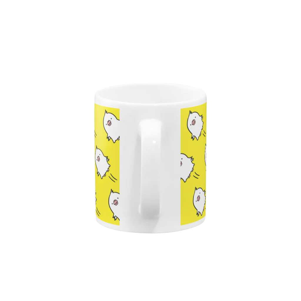 もふインコのマグカップ Mug :handle